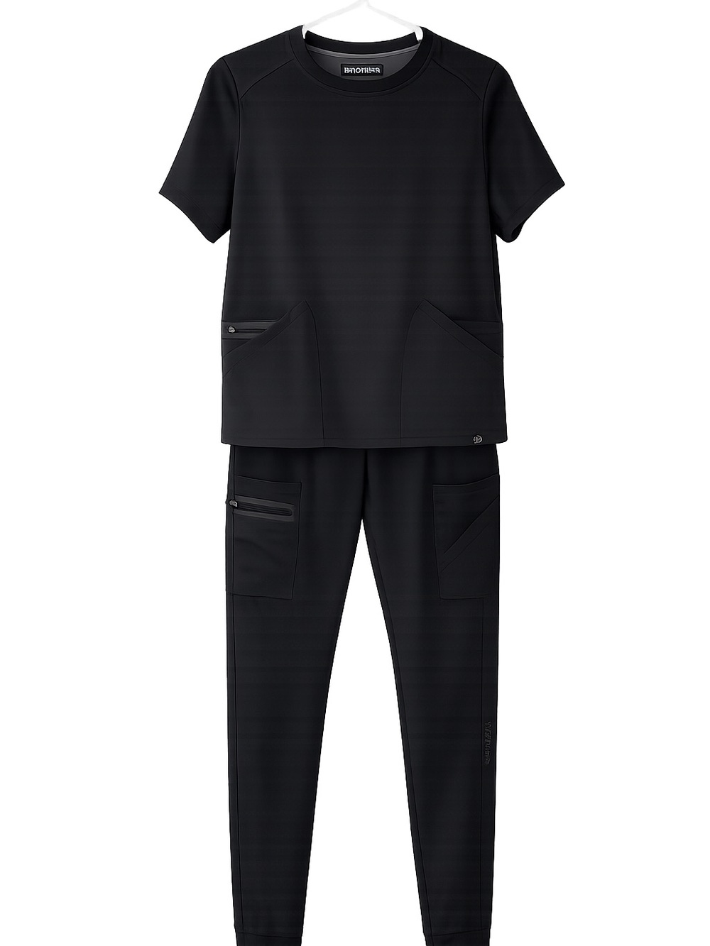 Women's Black Hypothesis Skinny Scrub set